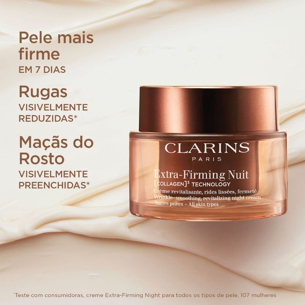 Refil Creme Facial Noturno Clarins Extra-Firming Night Cream 50ml 2