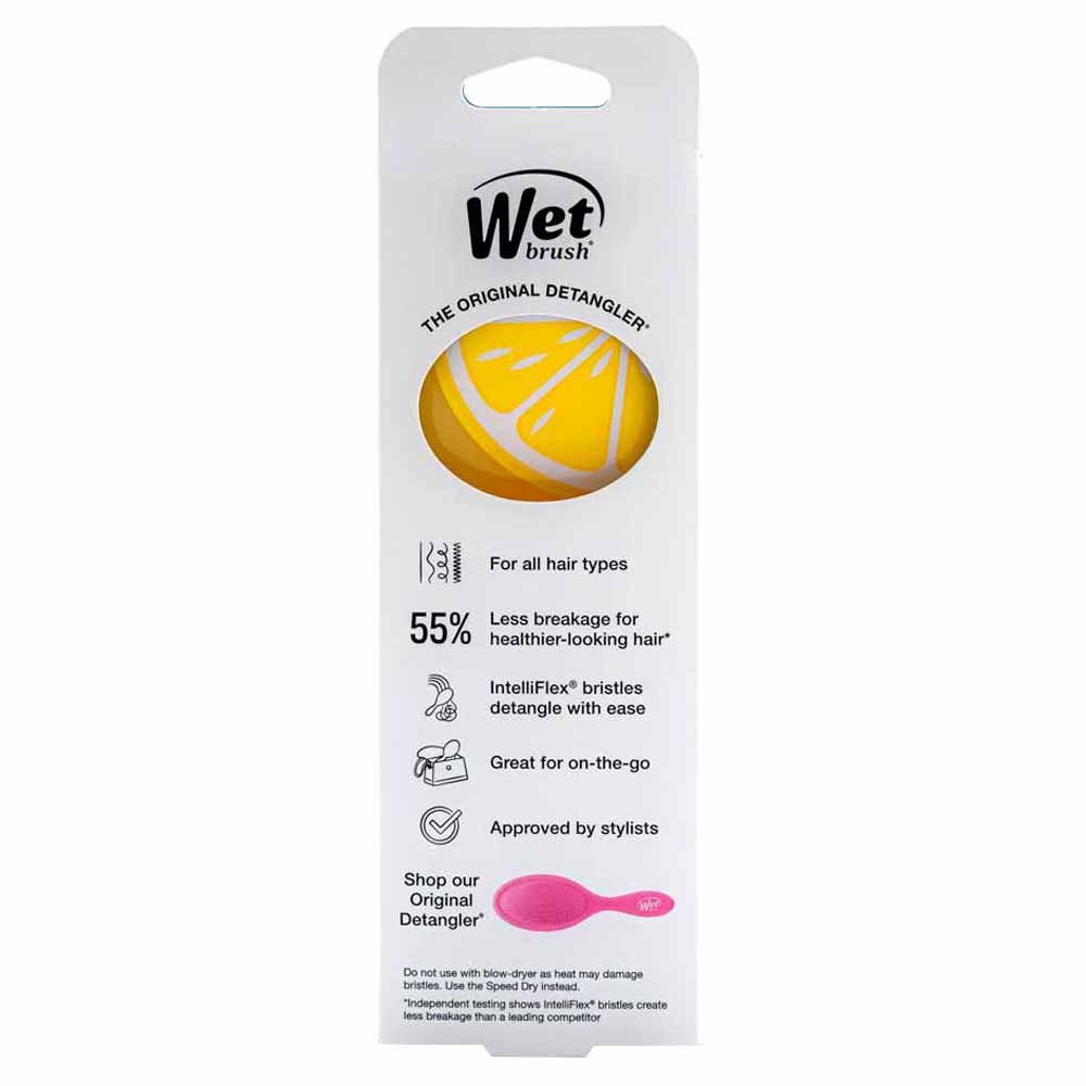 Escova de Cabelo Desembaraçadora Wetbrush Mini Tutti Frutti Limão ÚNICO 2
