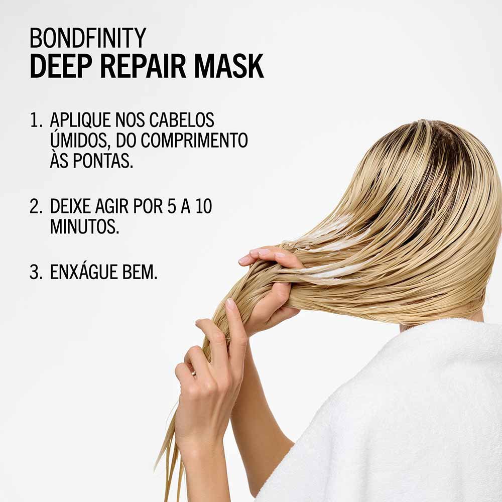 Máscara de Reparação Capilar Profissional Schwarzkopf Blondme BondFTY 200ml 4