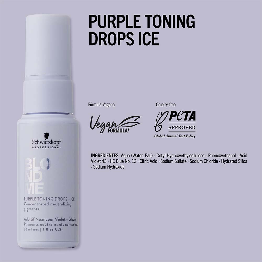Tonalizante em Gotas Schwarzkopf Blondme Ice ÚNICO 4