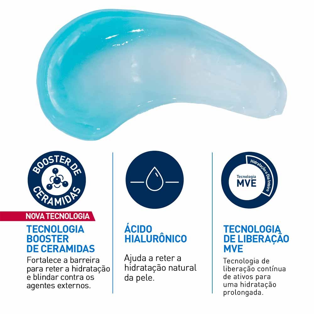 Hidratante Facial CeraVe HA Water Gel 85g 8