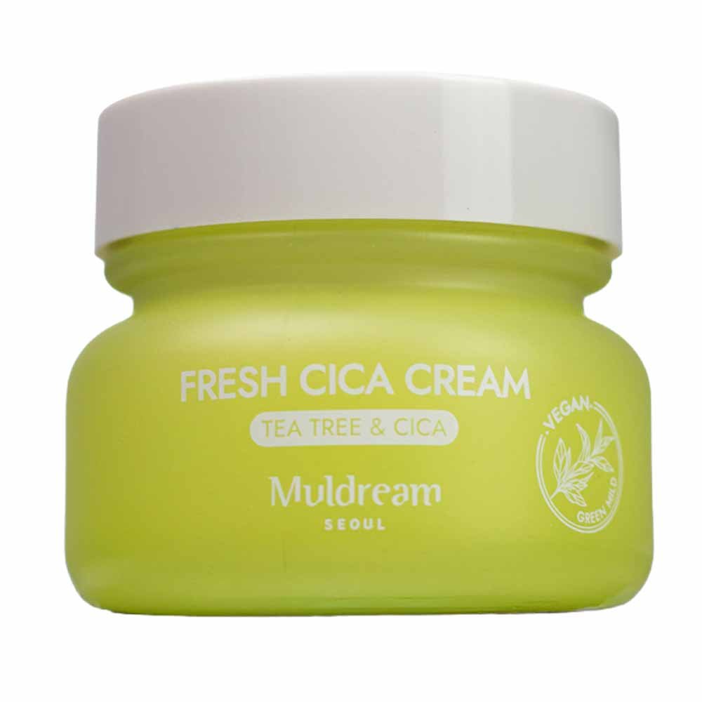 Creme Facial Muldream Vegan Green Mild de Tea Tree e Cica
