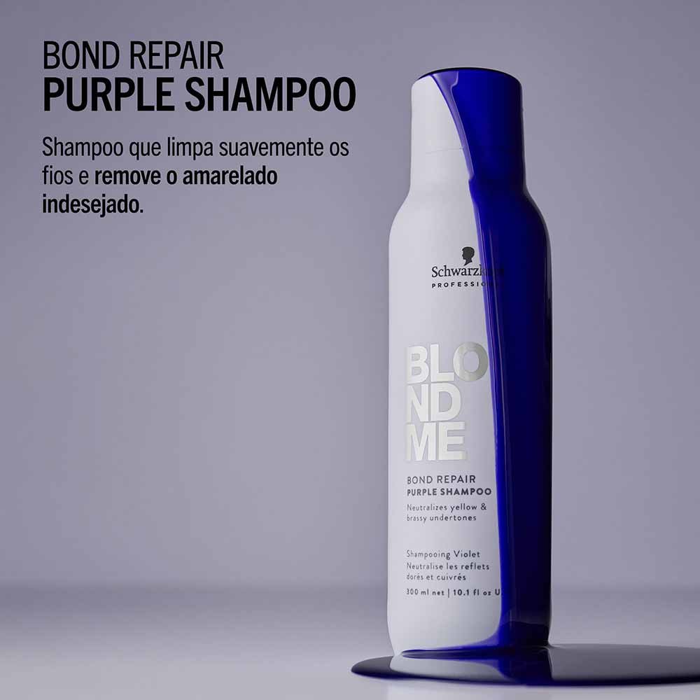 Shampoo Schwarzkopf Blondme BondR Roxo 300ml 6