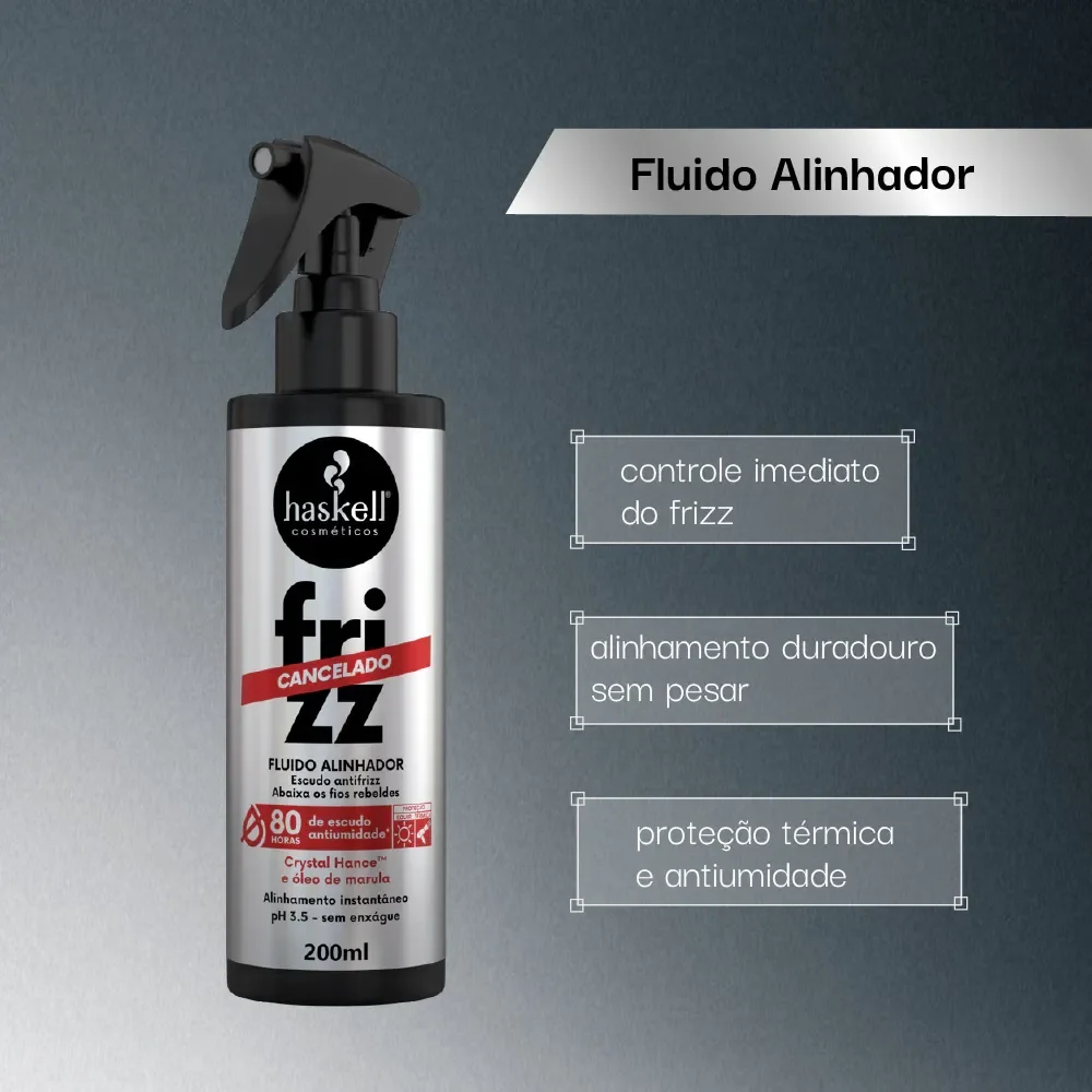 Fluido Haskell Frizz Cancelado 200ml 2