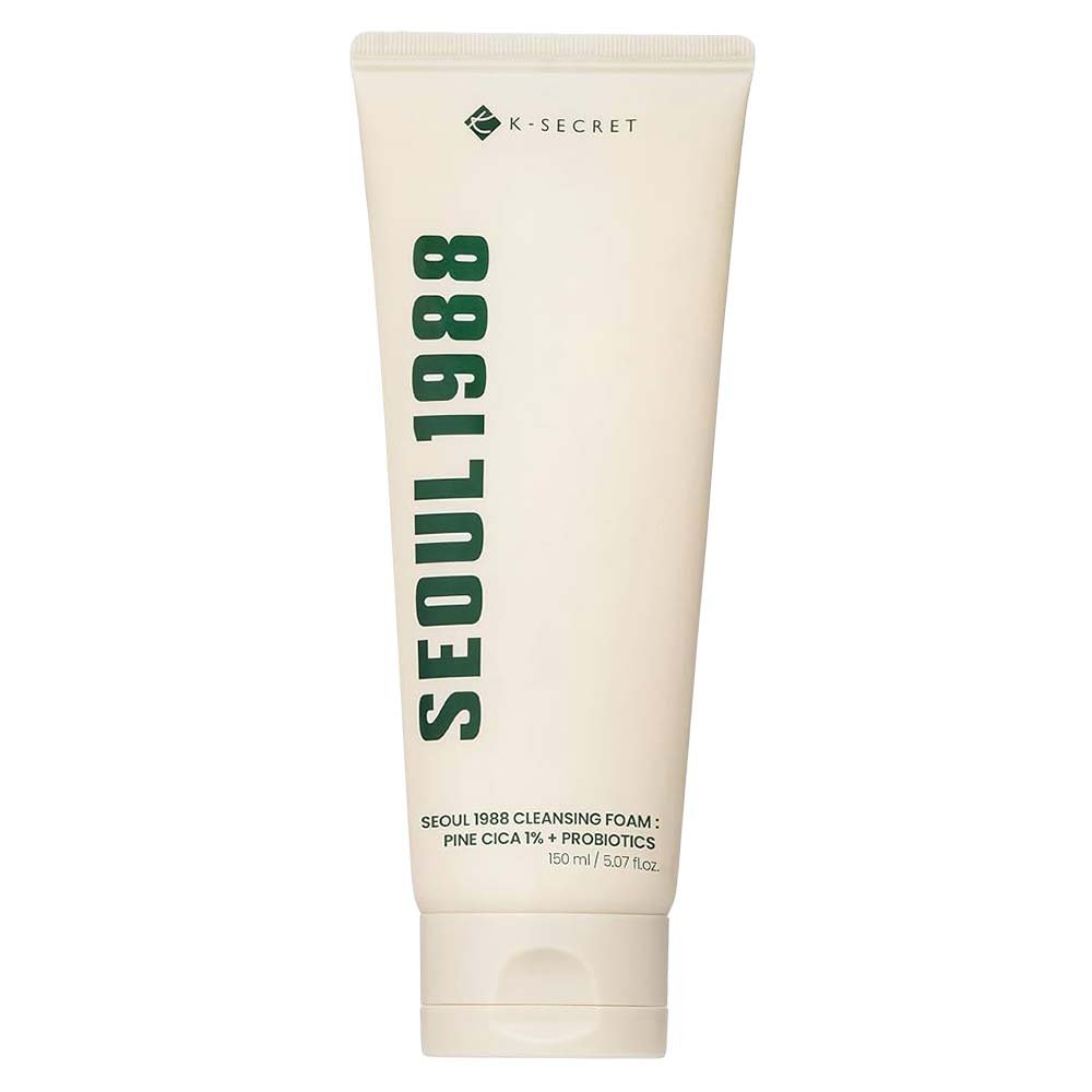 Espuma de Limpeza K-Secret Seoul 1988 Cleansing Foam: Pine Cica 1% + Probiotics