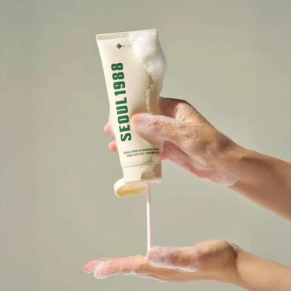 Espuma de Limpeza K-Secret Seoul 1988 Cleansing Foam: Pine Cica 1% + Probiotics 150ml 2