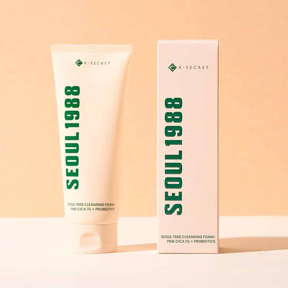 Espuma de Limpeza K-Secret Seoul 1988 Cleansing Foam: Pine Cica 1% + Probiotics 150ml 5