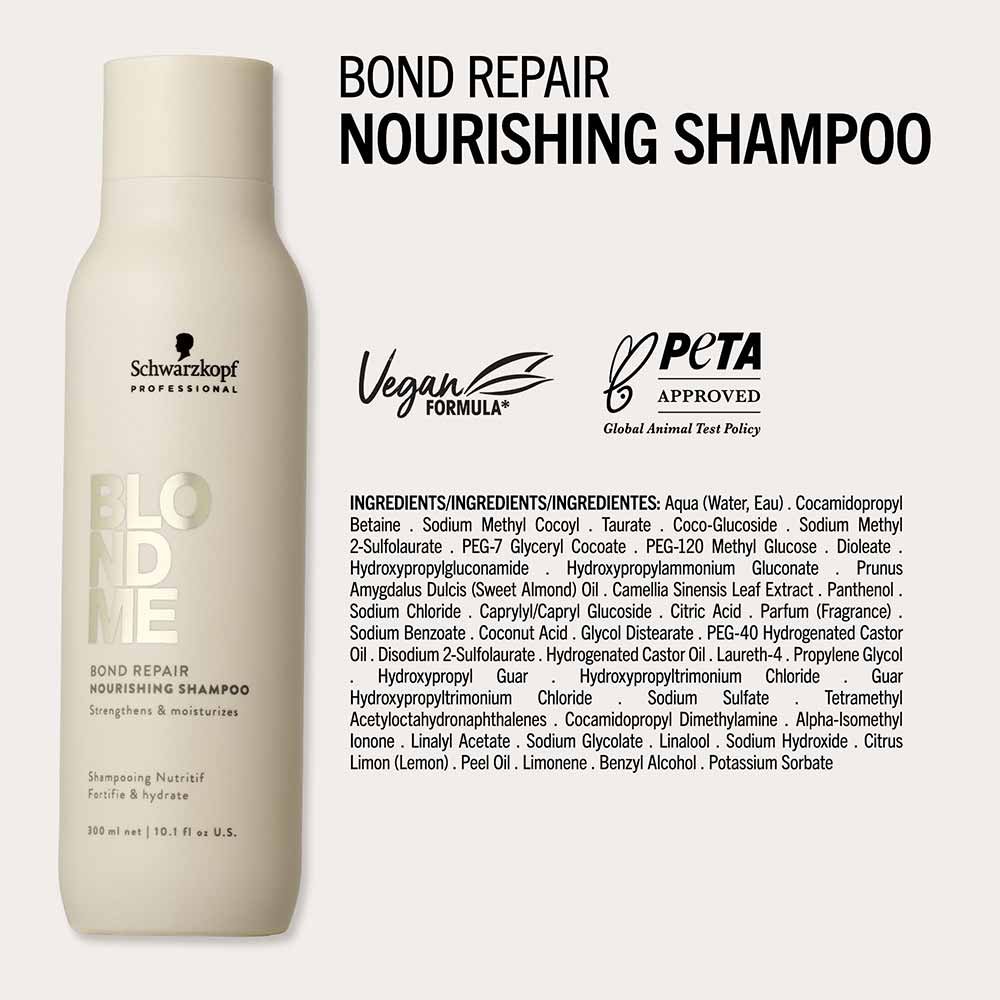 Shampoo Nutritivo Schwarzkopf Blondme BondR 300ml 4