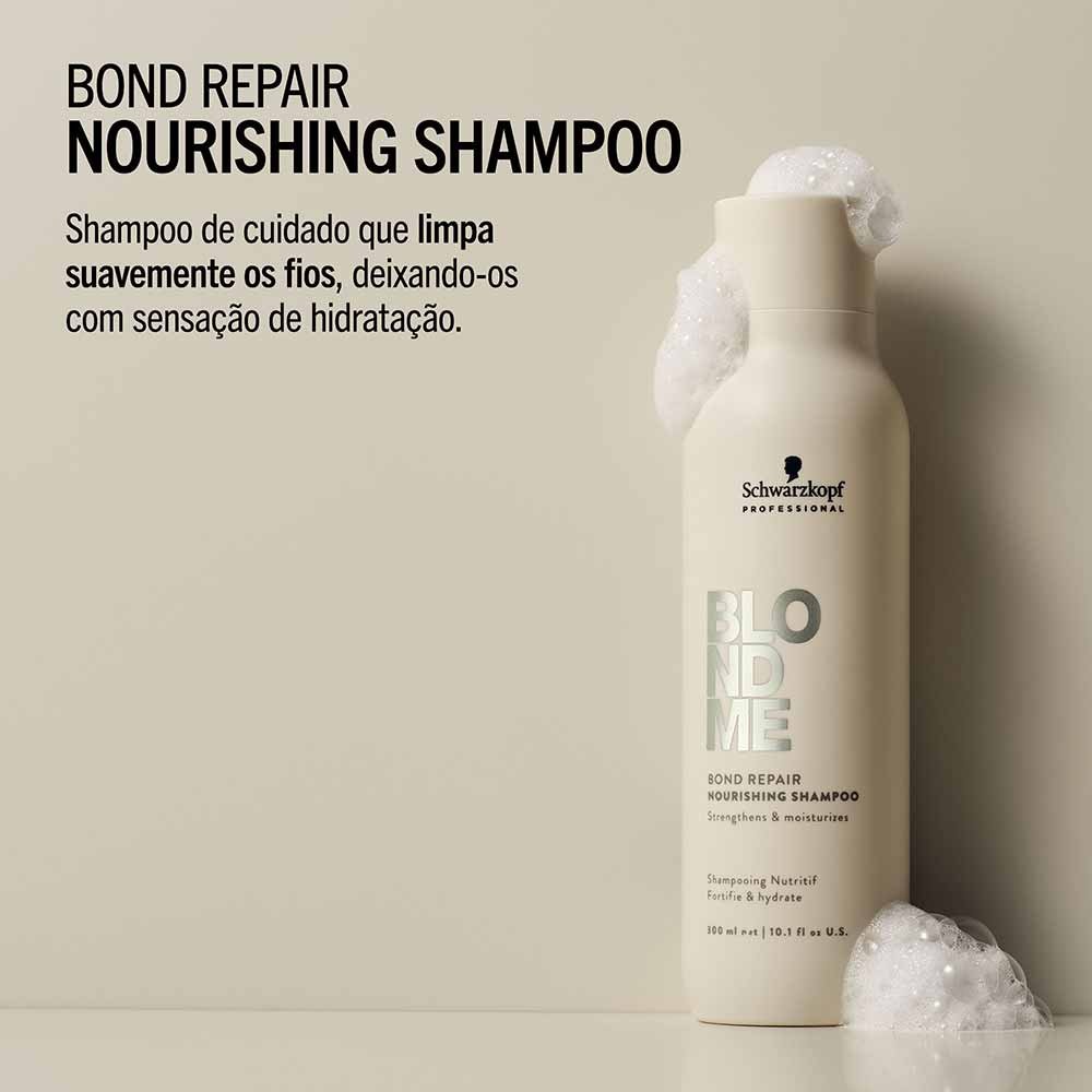 Shampoo Nutritivo Schwarzkopf Blondme BondR 300ml 5