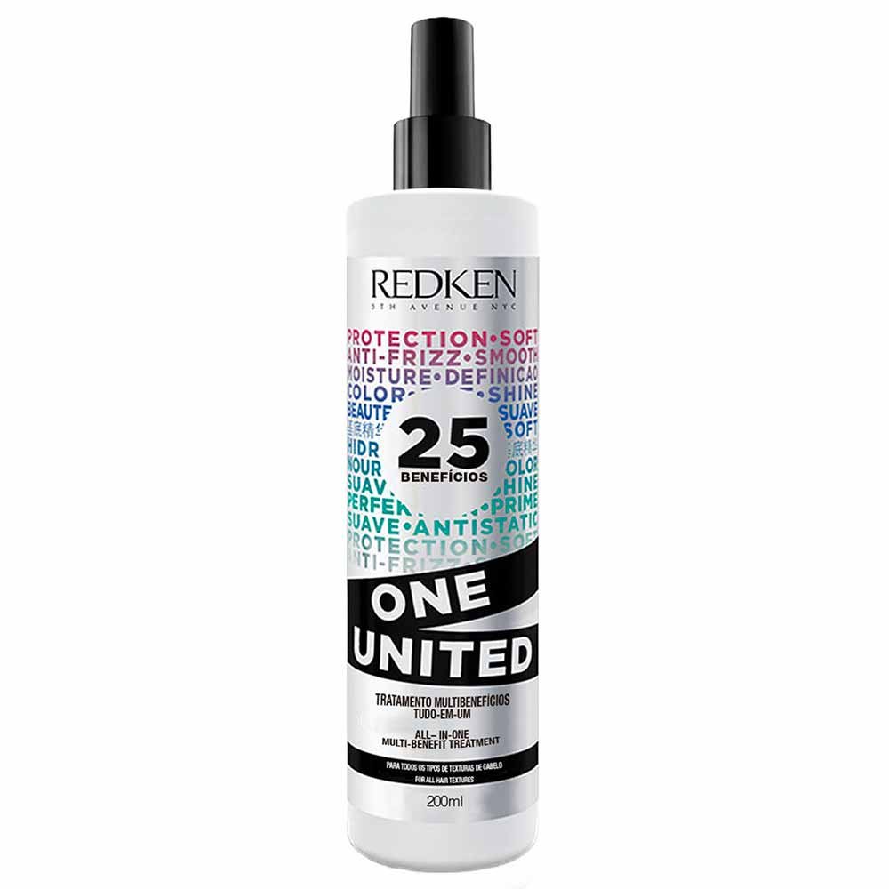 Leave-in Multibenefícios Redken One United - Para todos os tipos de cabelos