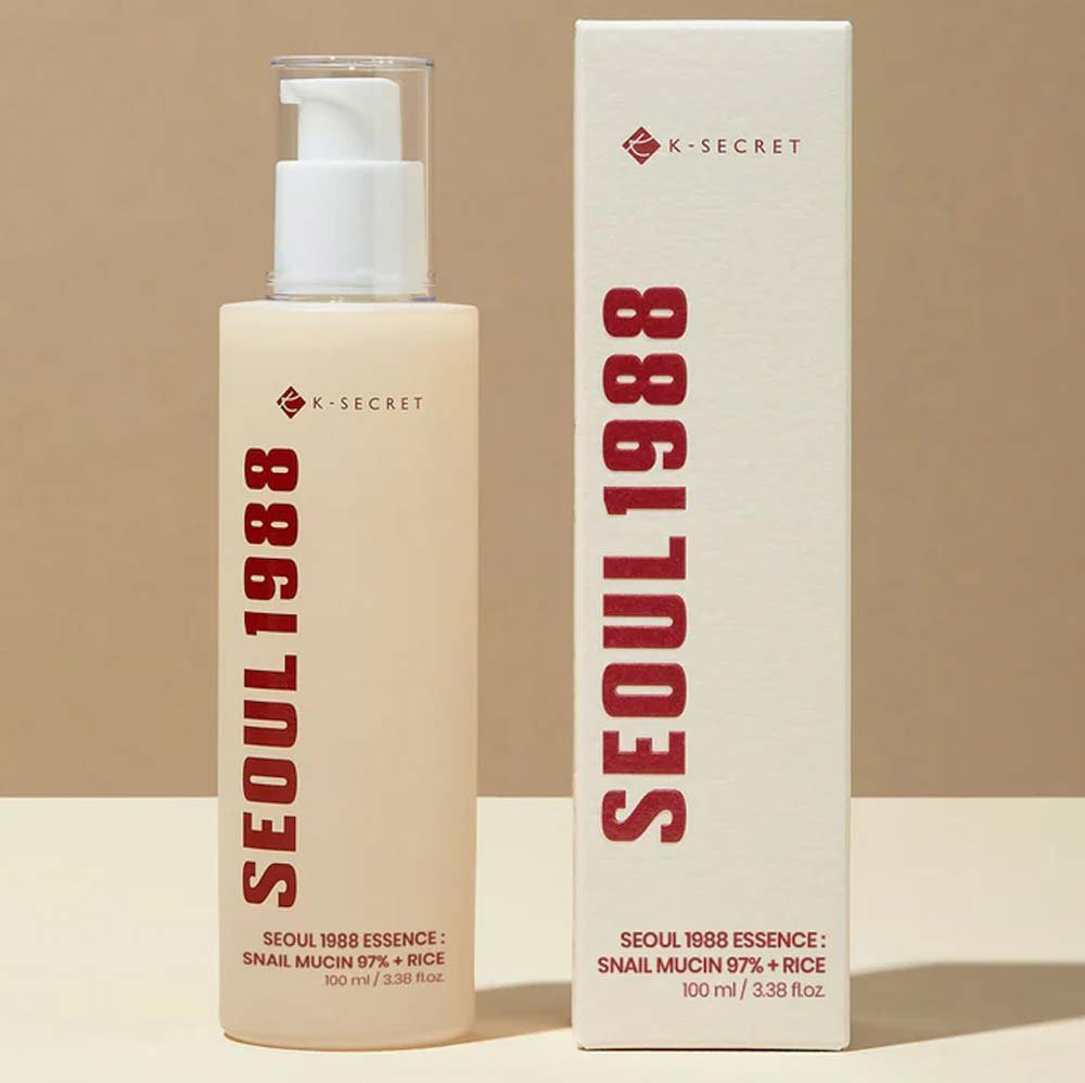 Essence K-Secret Seoul 1988 Essence: Snail Mucin 97% Rice 100ml 2