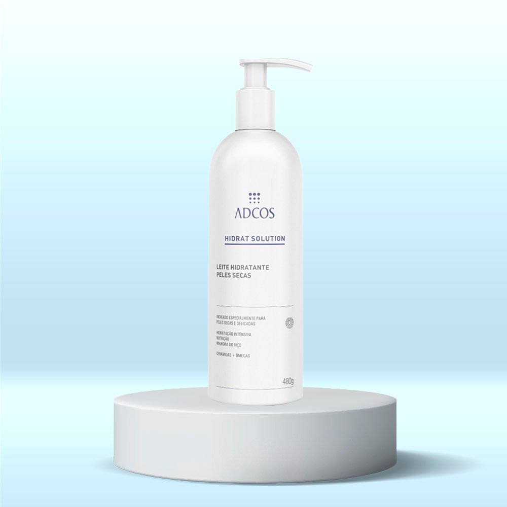 Leite Corporal Hidratante Adcos Hidrat Solution Pele Seca 480g 3