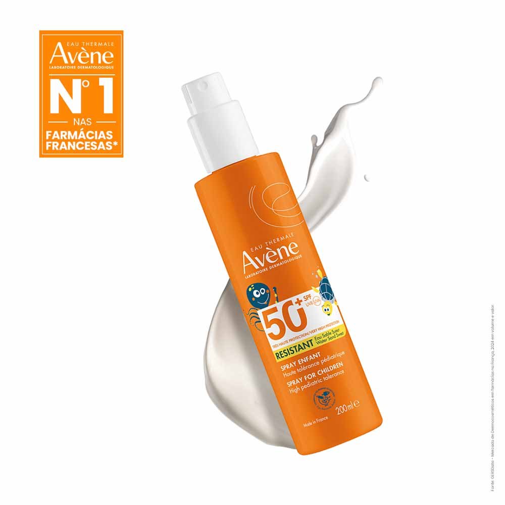 Protetor Solar em Spray Infantil Avène FPS60 200ml 2