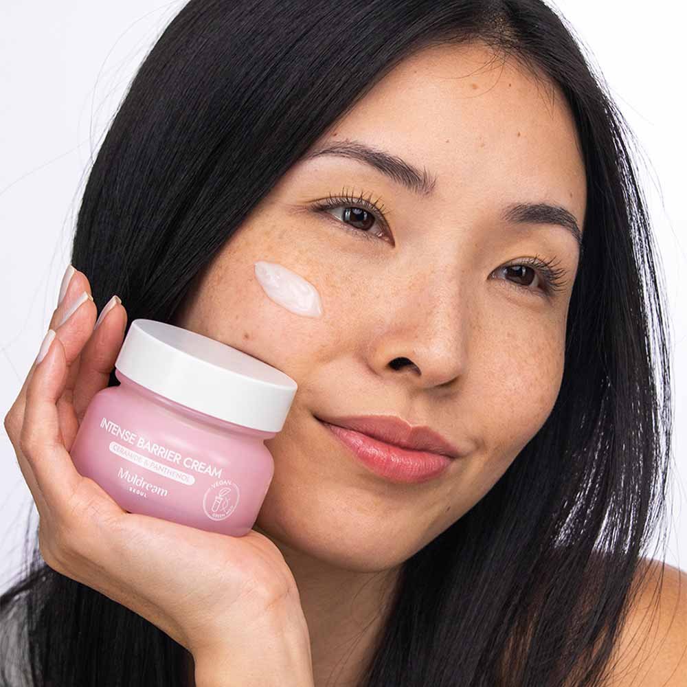 Creme Facial Muldream Vegan Green Mild Intense de Ceramida e Pantenol 60ml 3