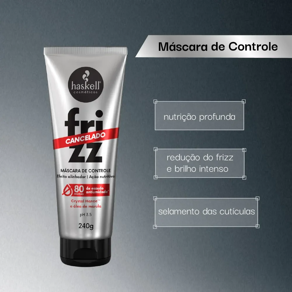 Máscara Haskell Frizz Cancelado 240g 2