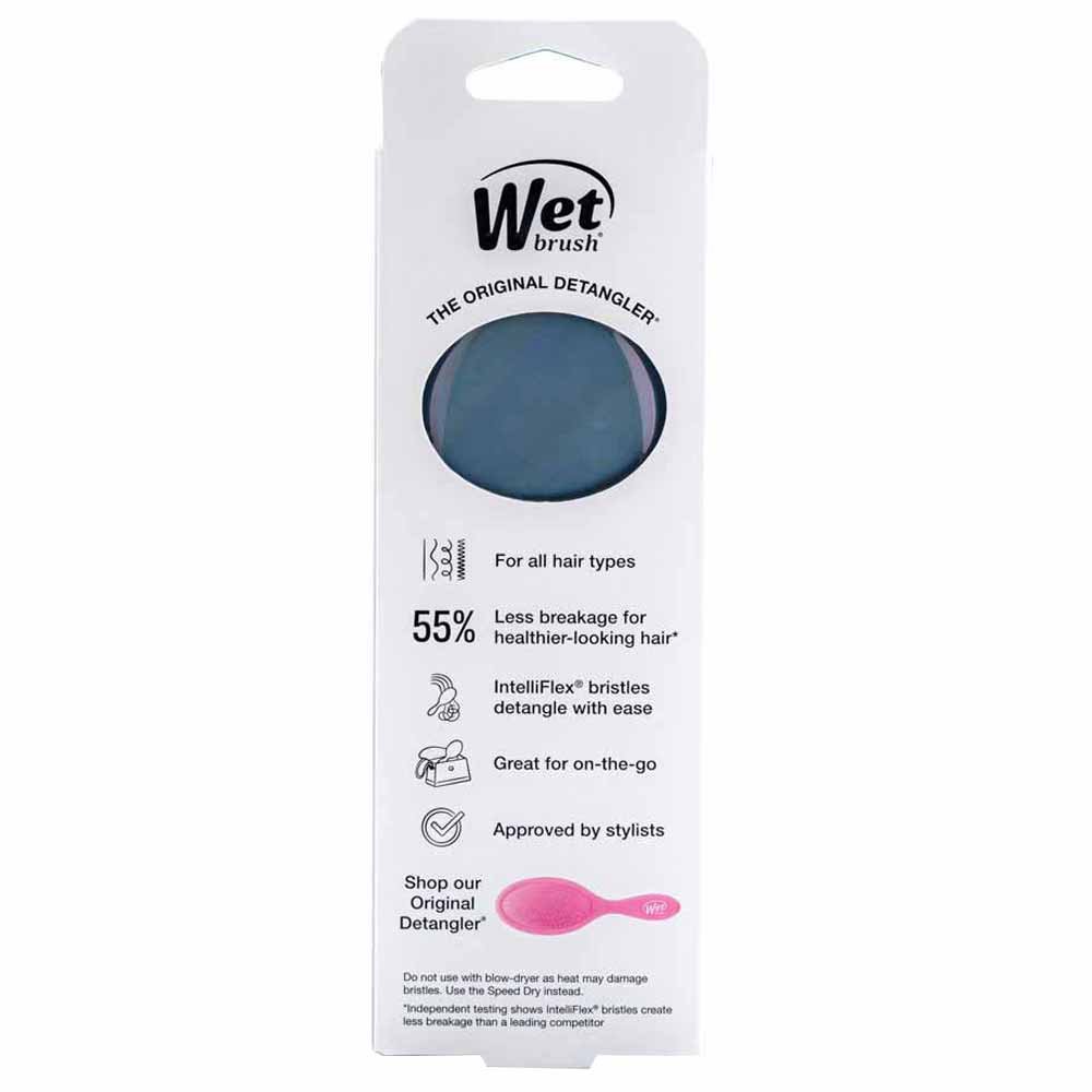 Escova de Cabelo Desembaraçadora Wetbrush Mini Holográfica Prateada ÚNICO 2