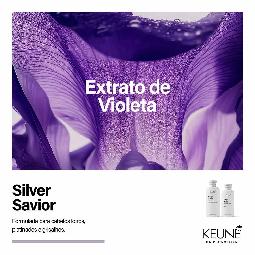 Condicionador Matizador Keune Silver Savior 250ml 5