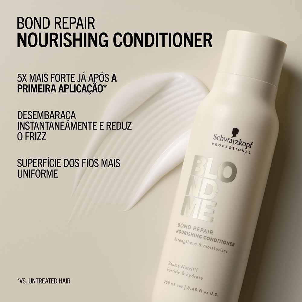 Condicionador Nutritivo Schwarzkopf Blondme BondR 250ml 6