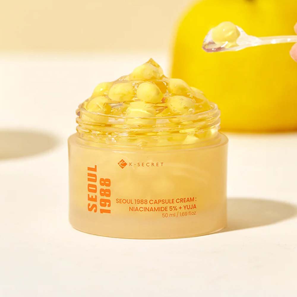 Creme K-Secret Seoul 1988 Capsule Cream: Niacinamide 5% + Yuja 50ml 3