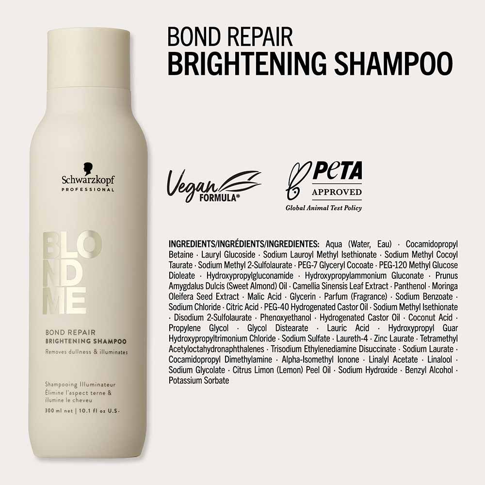 Shampoo de Brilho Schwarzkopf Blondme BondR 300ml 4