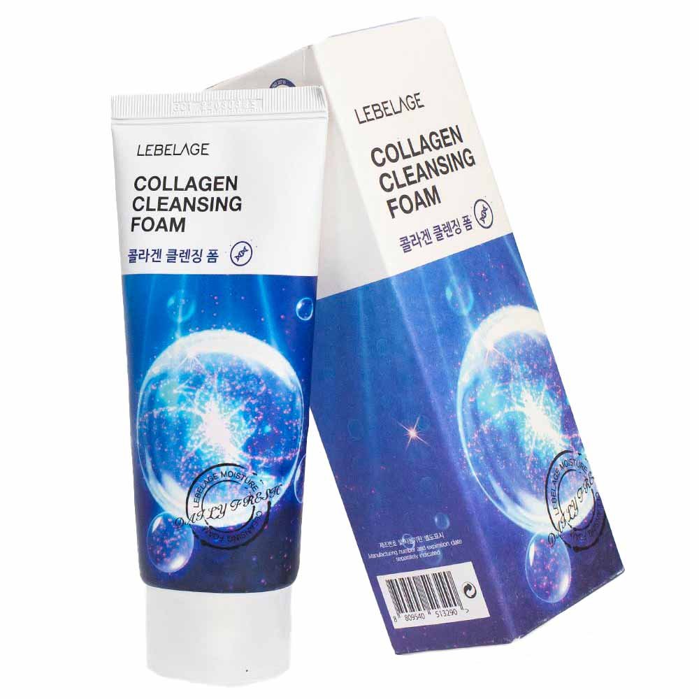 Espuma de Limpeza Lebelage Cleansing Foam De Colágeno 100ml 2