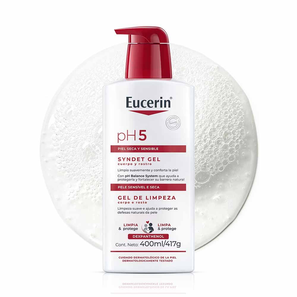 Gel de Limpeza Corporal e Facial Eucerin PH5 400ml 5