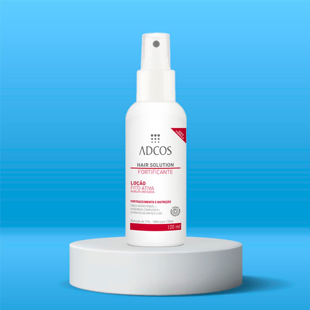 Loção Fortificante Antiqueda Adcos Hair Solution Fito Ativa 120ml 2