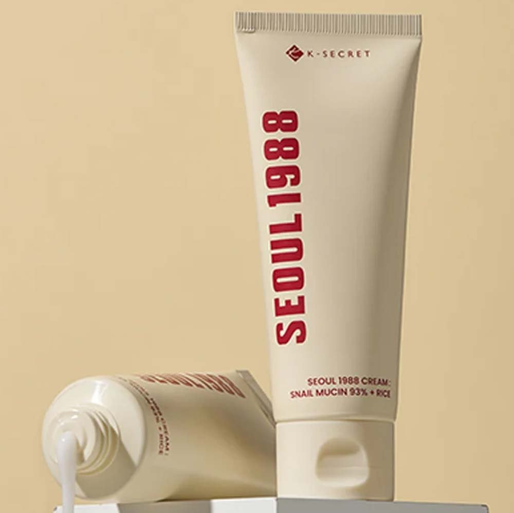 Creme K-Secret Seoul 1988 Cream: Snail Mucin 93% + Rice 100ml 3