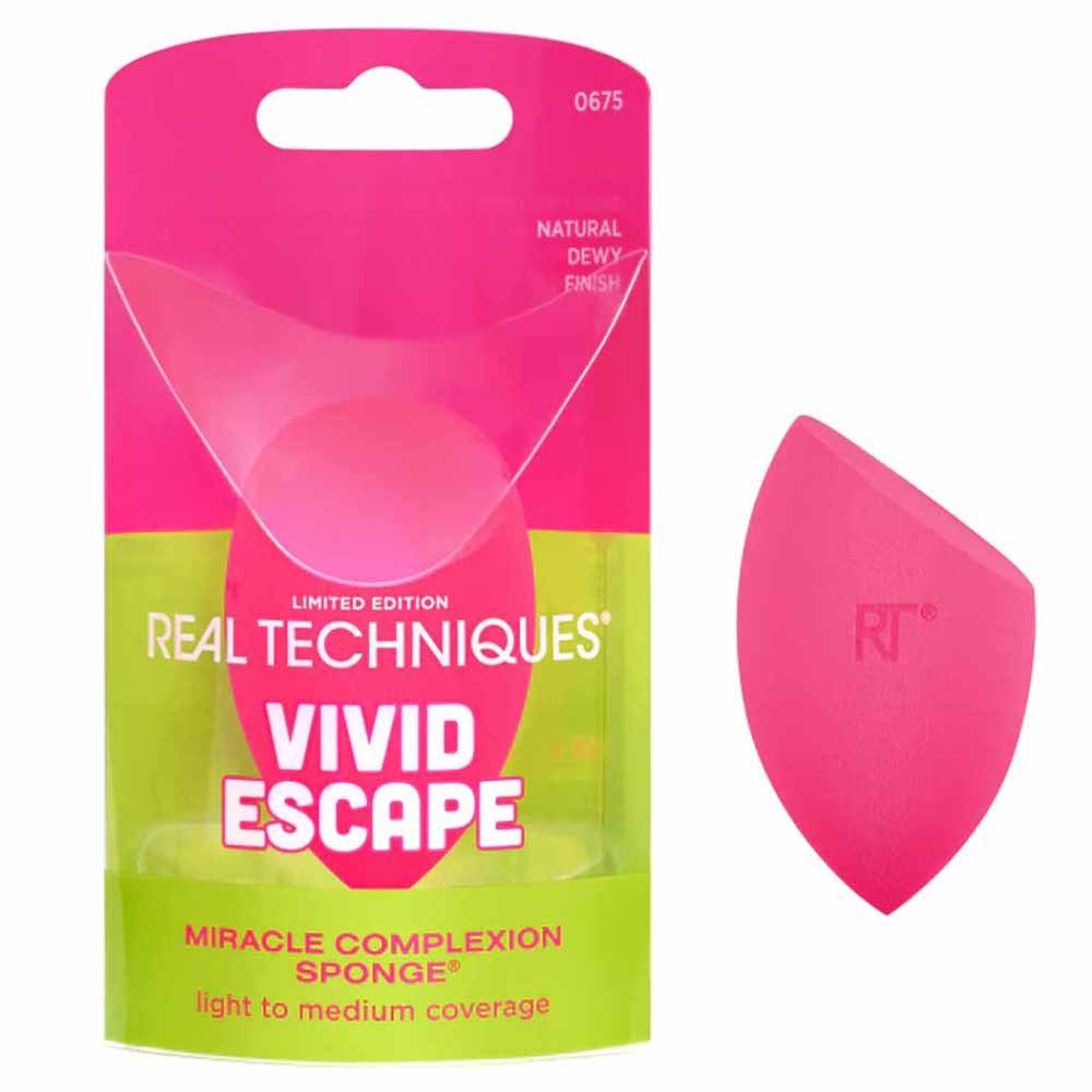 Esponja de Maquiagem Real Techniques Miracle Complexion Vivid Escape ÚNICO 3
