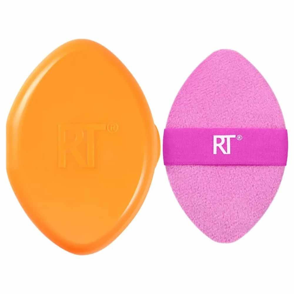 Kit Real Techniques Miracle 2-in-1 Powder Puff + Travel Case ÚNICO 2