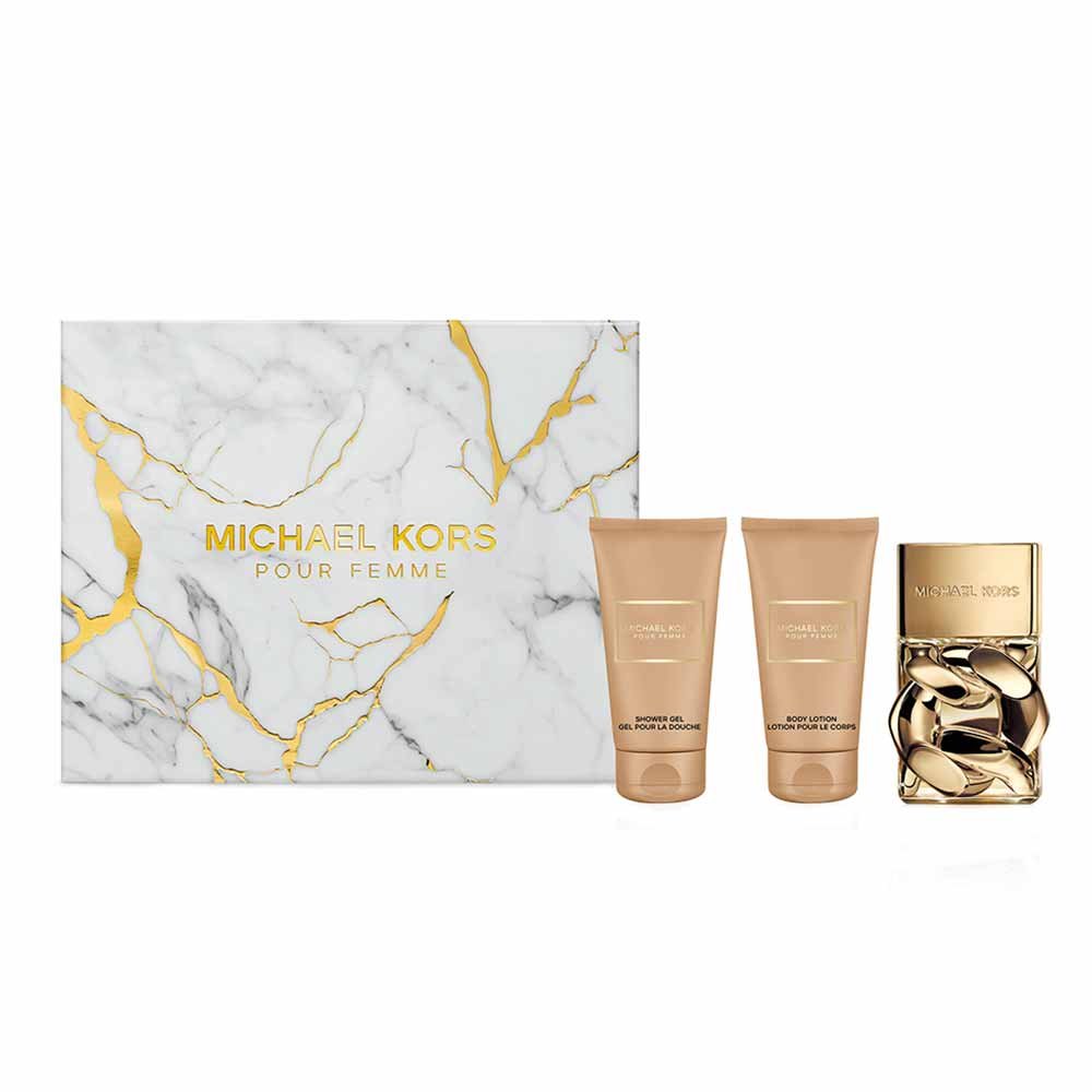 Kit Coffret Pour Femme Michael Kors - Perfume Eau de Parfum + Shower Gel + Body Lotion