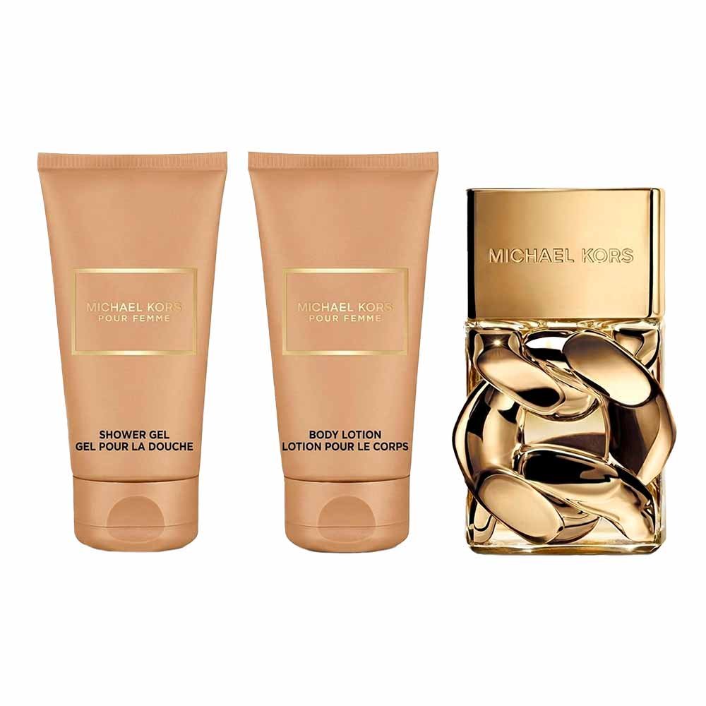 Kit Coffret Pour Femme Michael Kors - Perfume Eau de Parfum + Shower Gel + Body Lotion ÚNICO 2