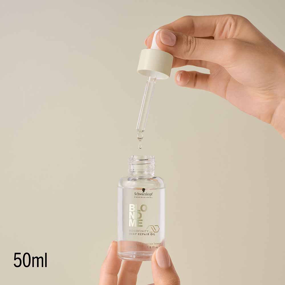 Óleo Capilar de Reparação Profissional Schwarzkopf Blondme BondFTY 50ml 4