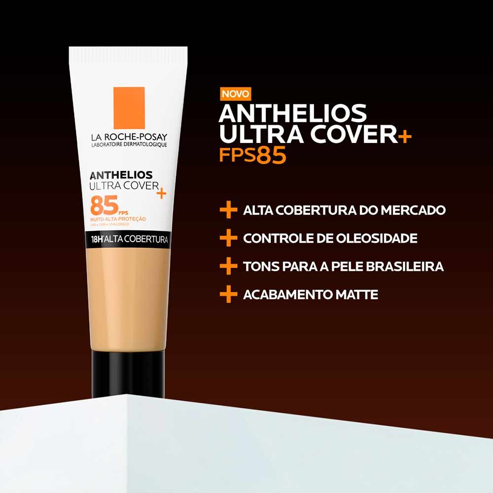 Protetor Solar Facial La Roche-Posay Anthelios Ultra Cover+ FPS 85 Cor 3.5 8