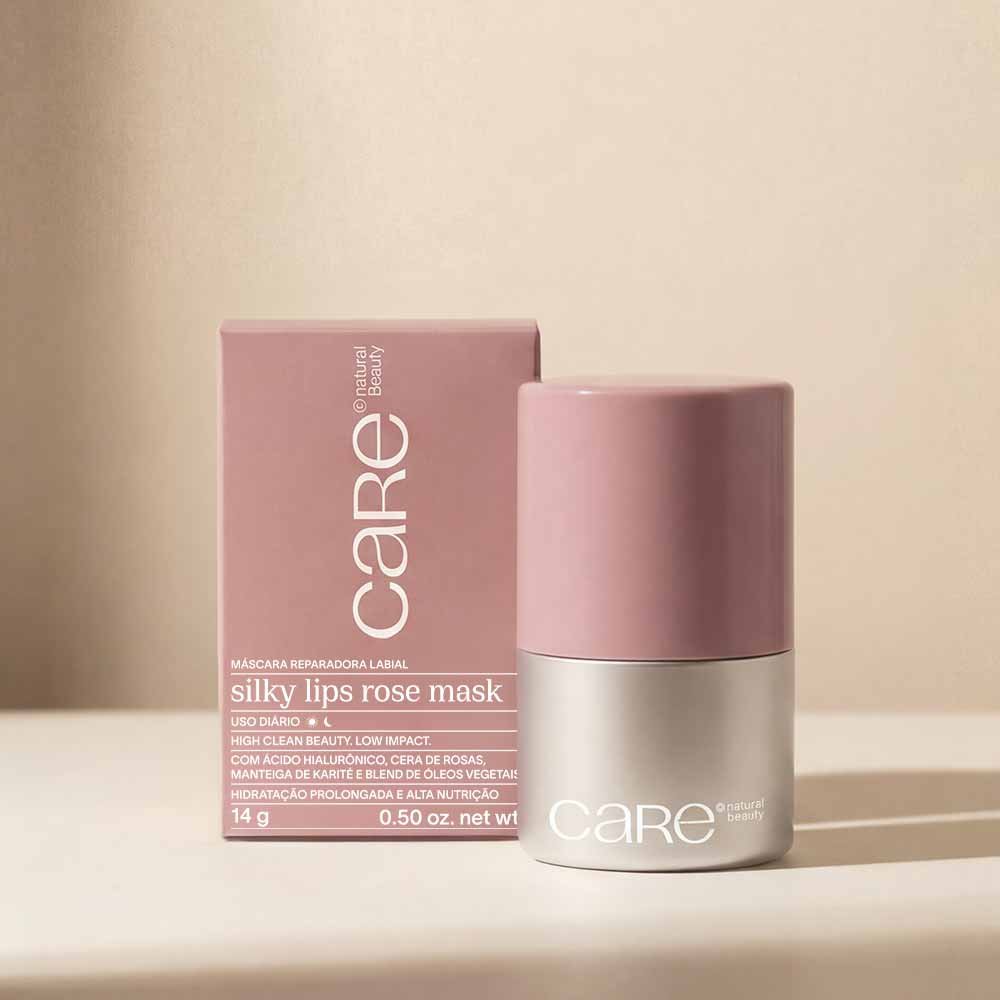 Esfoliante Labial Care Natural Beauty Silky Lips Rose Scrub 40g 5