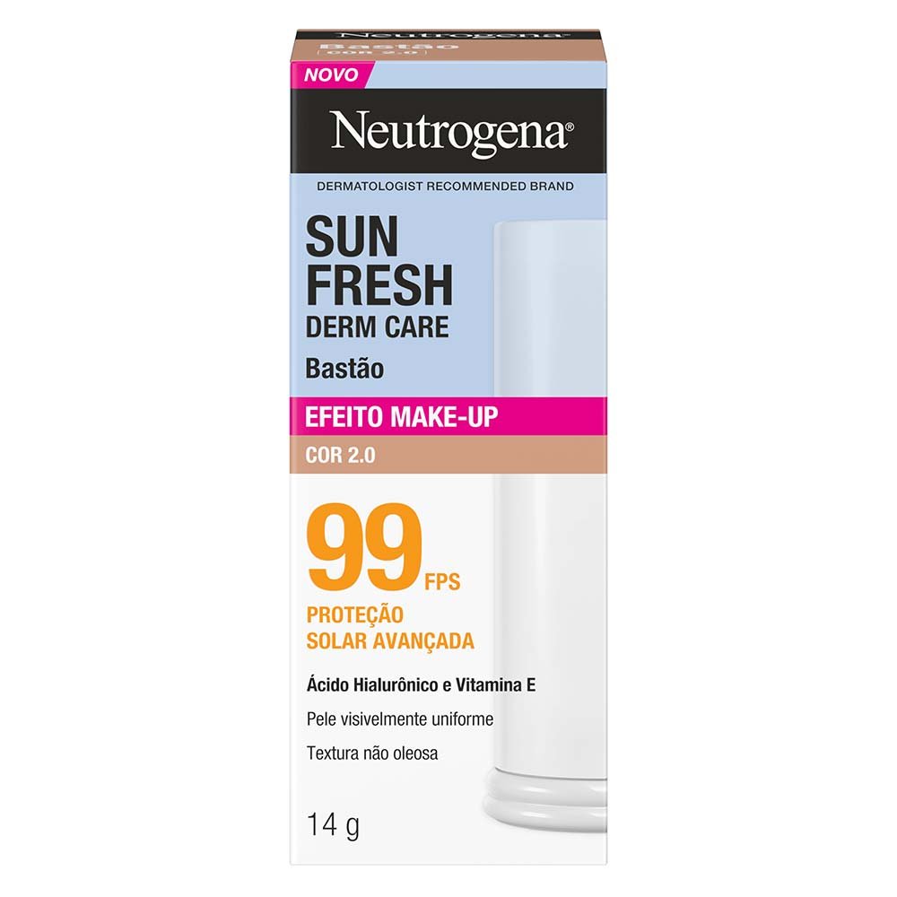Protetor Solar em Bastão Neutrogena Sun Fresh Efeito Make-up FPS99 ÚNICO 4