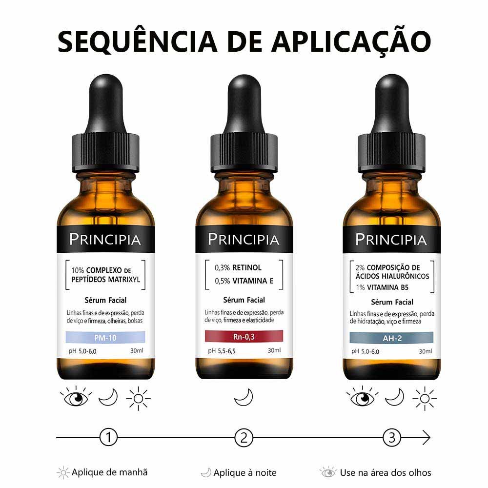 Principia Trio Antissinais Kit com 3 Séruns ÚNICO 4