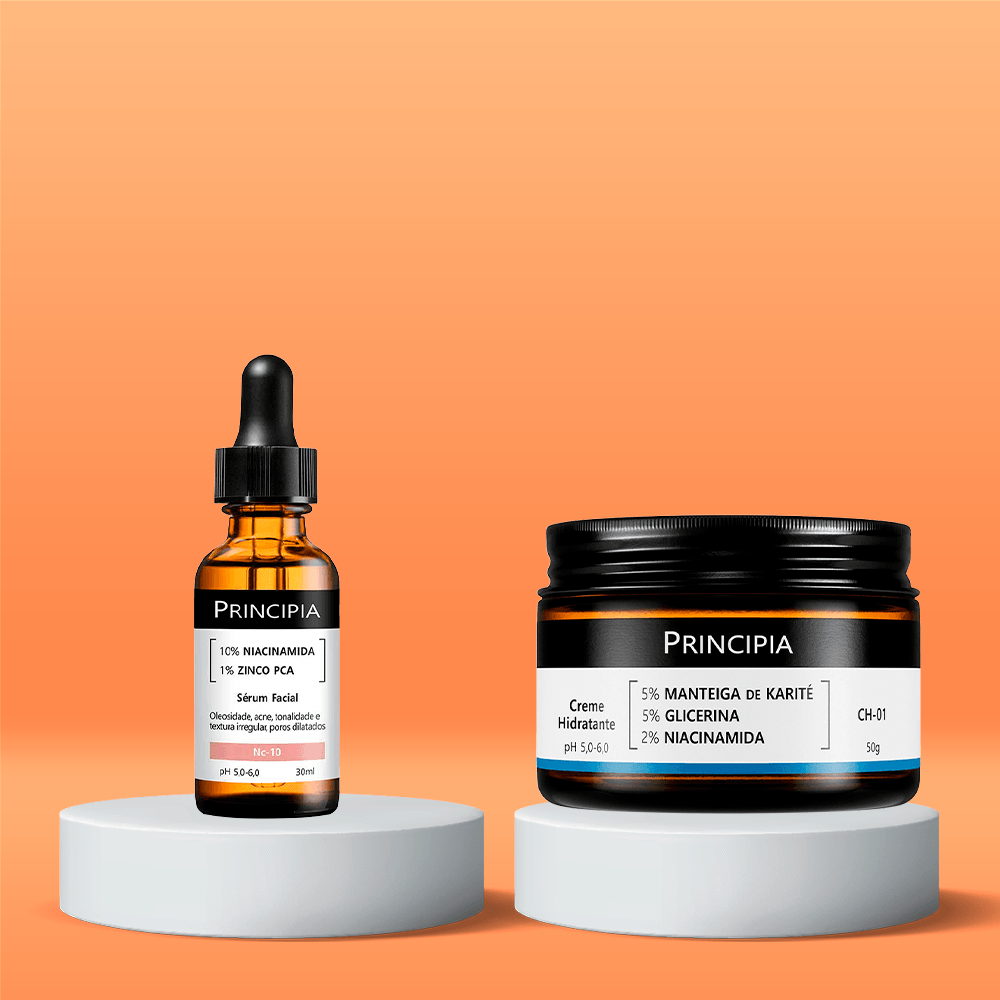 Kit Principia Tratamento Noturno: Sérum Anti-idade Nc-10 + Hidratante ÚNICO 2