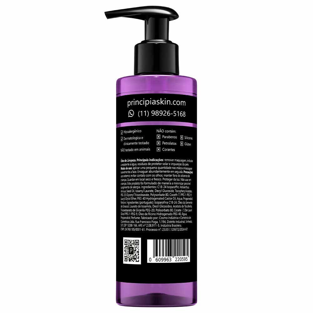 Óleo de Limpeza Demaquilante Principia OL-01 200ml 4