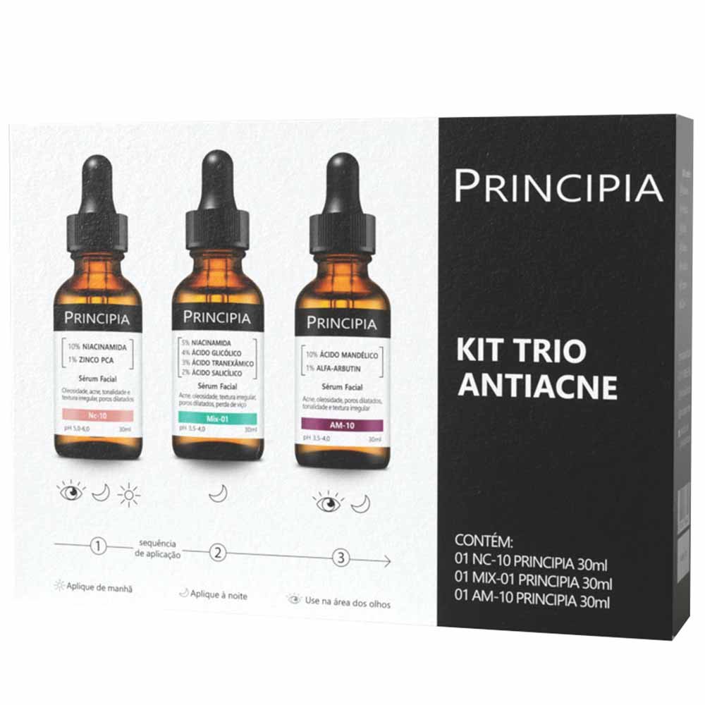 Principia Trio Antiacne Kit com 3 Séruns ÚNICO 6