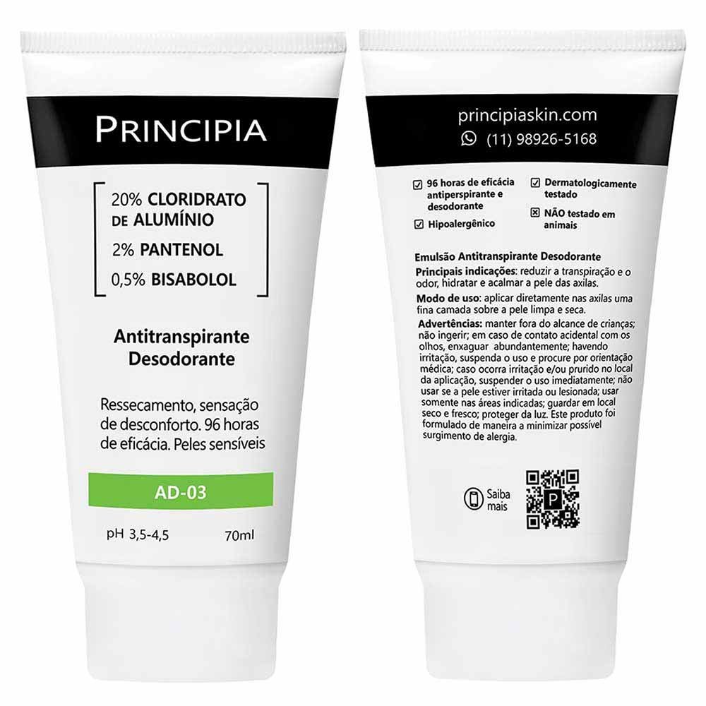 Antitranspirante Desodorante Principia AD-03 70ml 2
