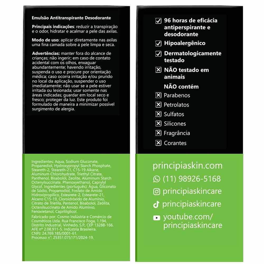 Antitranspirante Desodorante Principia AD-03 70ml 3