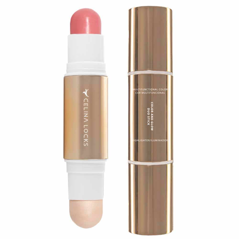 Iluminador e Cor Multifuncional Celina Locks Beauty Color and Glow Duo Stick