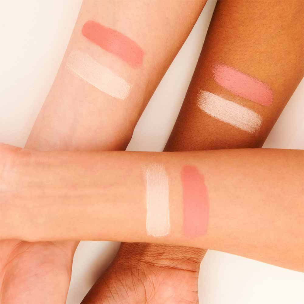 Iluminador e Cor Multifuncional Celina Locks Beauty Color and Glow Duo Stick Rosa 7