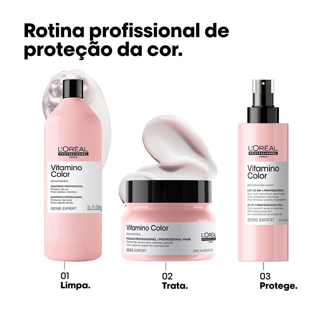 Shampoo L'Oréal Professionnel Vitamino Color Tamanho Profissional 1L 7