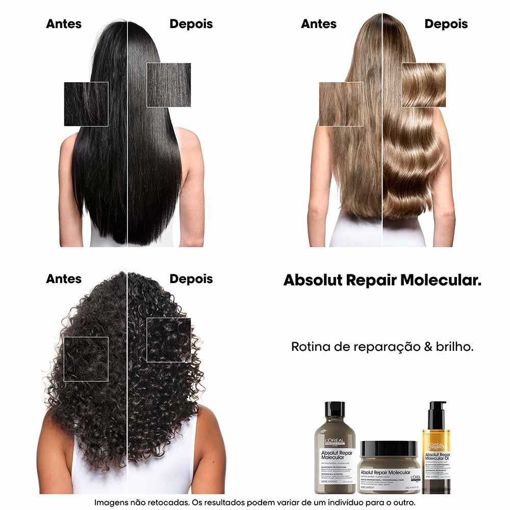 Óleo Capilar Profissional L'Oréal Professionnel Absolut Repair Molecular 90ml 3
