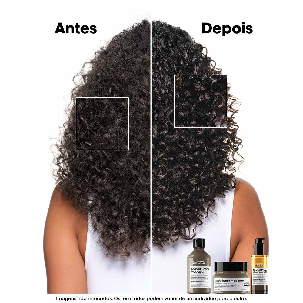 Óleo Capilar Profissional L'Oréal Professionnel Absolut Repair Molecular 90ml 4