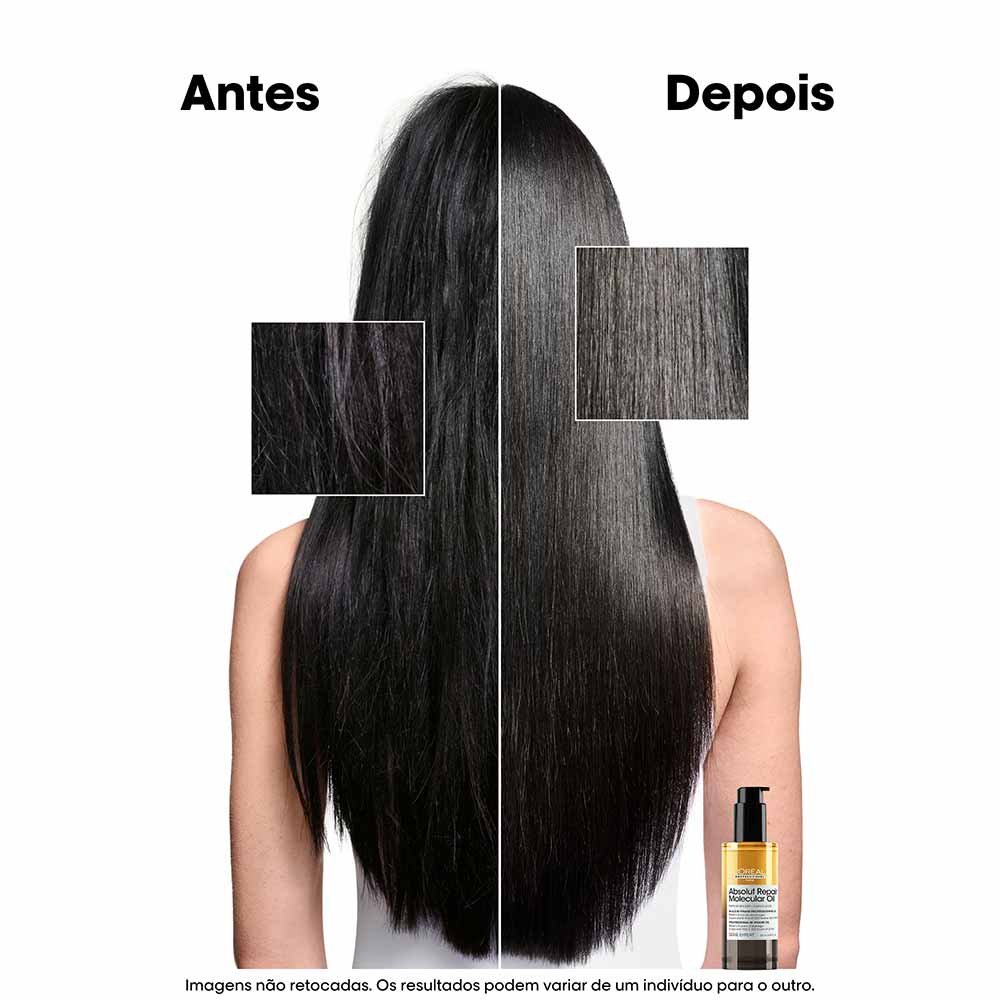 Óleo Capilar Profissional L'Oréal Professionnel Absolut Repair Molecular 90ml 6
