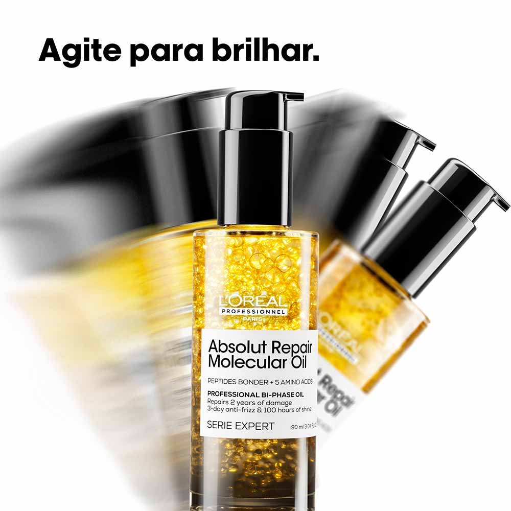 Óleo Capilar Profissional L'Oréal Professionnel Absolut Repair Molecular 90ml 8