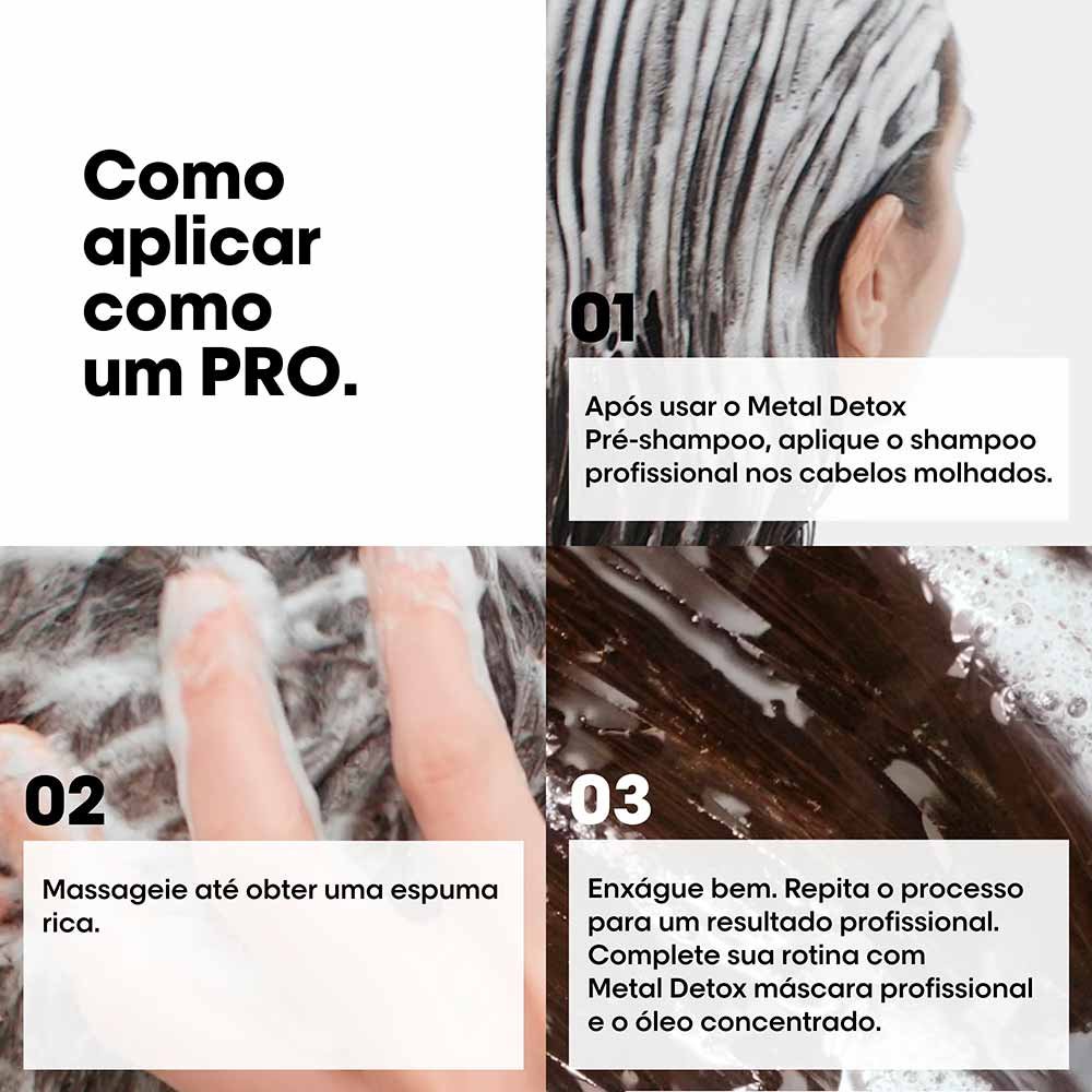 Shampoo L'Oréal Professionnel Metal Detox 100ml 6